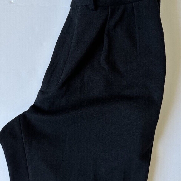 Ralph Lauren Purple Label Pleated Pants Black 34 US (Waist 32”) Made in Italy - Picture 8 of 16